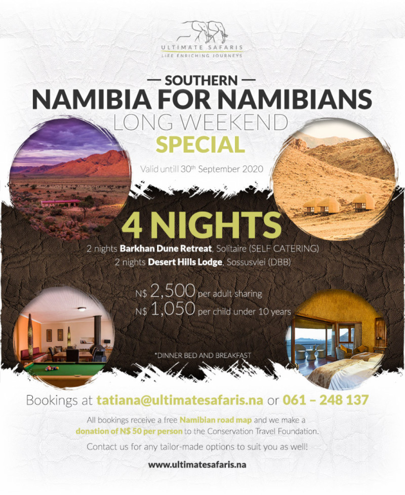 Namibia for Namibians Specials Ultimate Safaris