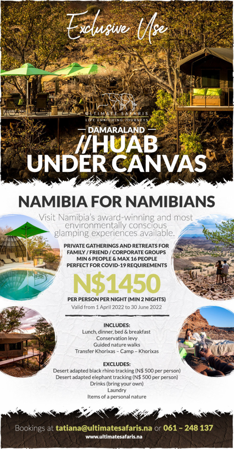 Damaraland - Exclusive Use -Huab Under Canvas