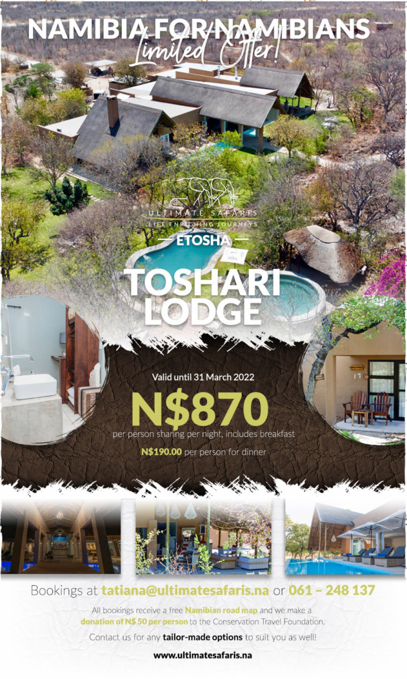 Etosha South - Toshari - Valid until 31 March 2022